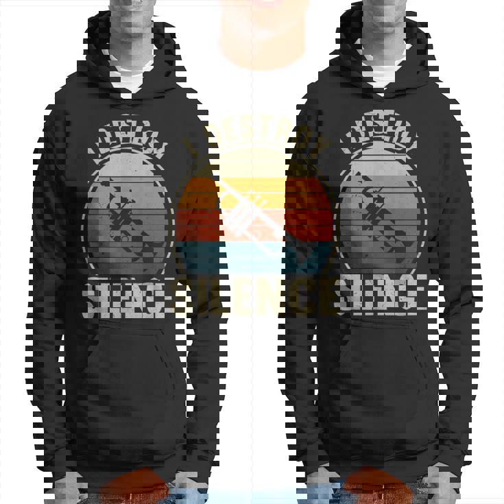 トランペット奏者 I Destroyilence Recto Trumpet Lovers パーカー