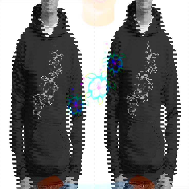 トロピカルカラー ハワイアン ホヌー ウミガメ パーカー