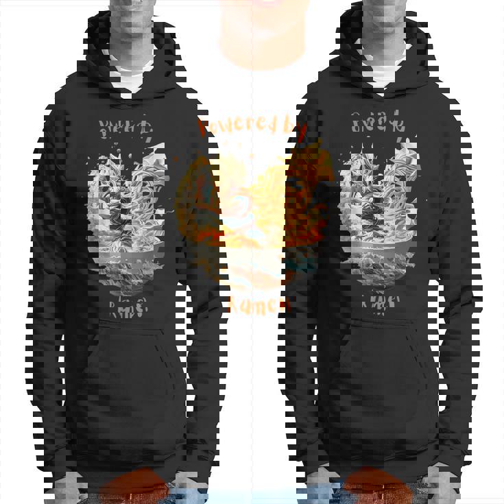 ドラゴンボウル戦士とラーメン波動力 パーカー