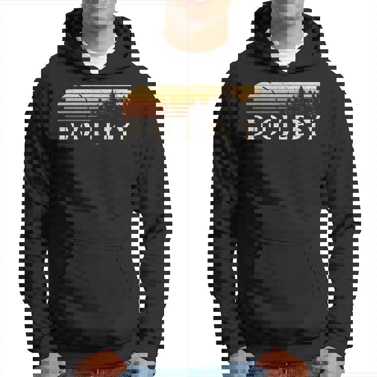 ドルビー、Me ヴィンテージ エバーグリーン サンセット 80年代レトロ パーカー