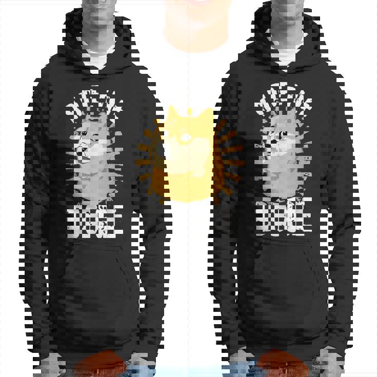 ドージコイン クリプト ライド ザ ドージ 面白い Memecoin パーカー