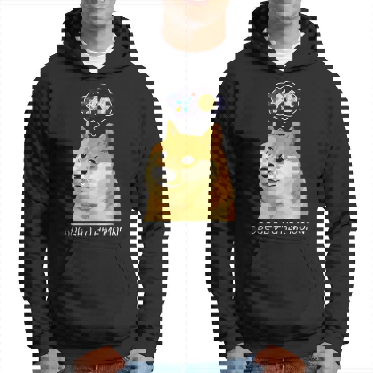 ドージコインdogecoin Hodl 月へ月にto The Moon 暗号通貨doge Memeドージミーム パーカー