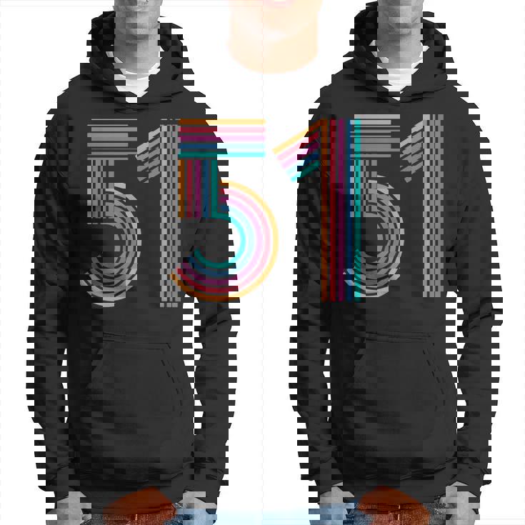 ナンバー51 Fifty-One Anniversary 男女 51歳の誕生日 パーカー