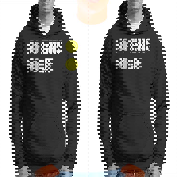 ノーテニスノーライフ テニス好き アウトドア好き ソフトテニス好き クール テニスサークル ソフトテニス パーカー