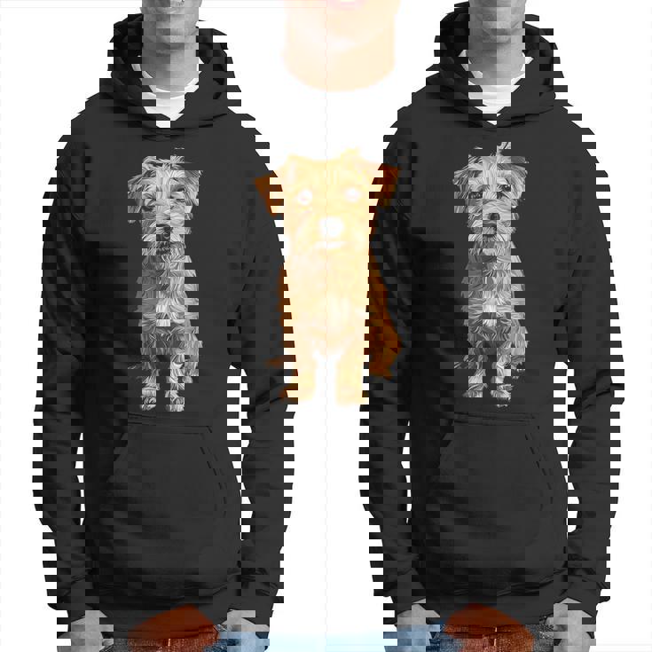 ノーフォークテリア 犬 モチーフ ペット アートワーク ノーフォークテリア パーカー