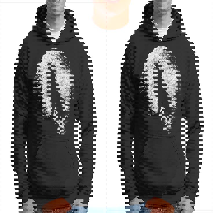 ハウリングウルフ 月光 森 シルエット 荒野 パーカー