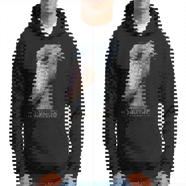 ハシビロコウそれはハシビロコウです パーカー