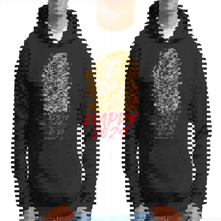 ハッピー2024ドラゴンイヤーチャイニーズ2024ハッピーニューイヤー パーカー