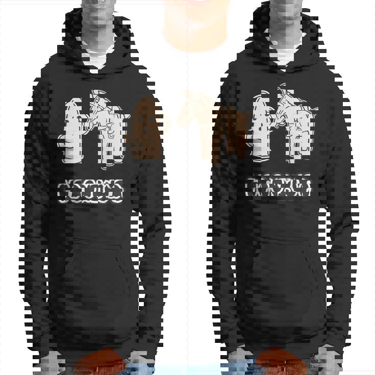 ハニワ くん と 馬 埴輪【ゆるフレンズ】歴史土器 キャラクター かわいい イラスト パーカー