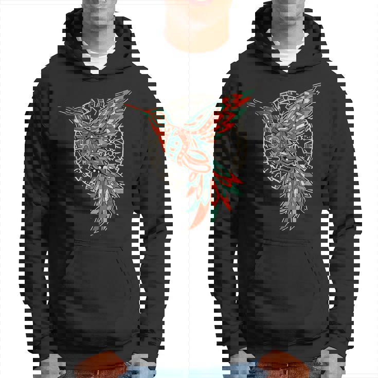 ハミングバード・トライバル・アート ネイティブアメリカン・インディアン・インディジナス パーカー