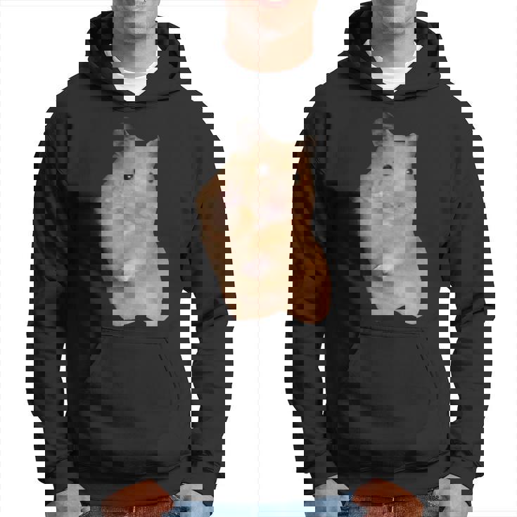 ハムスターミーム ピースサイン付き パーカー