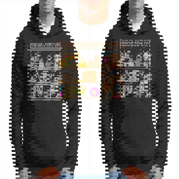 ハリネズミのコンドミニアムの生活のおもちゃ ヘイベッドの隠れ家の家 パーカー