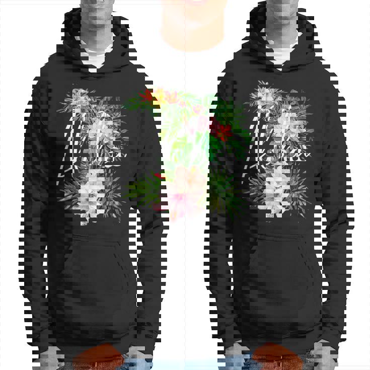 ハワイアンハイビスカスの花 アロハ パーカー