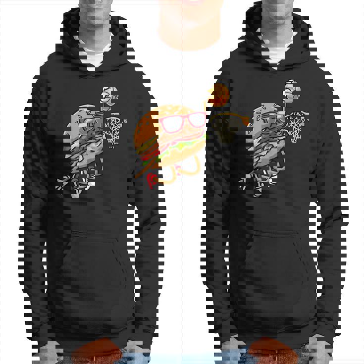 ハンバーガー バスケットボール ファーストフード バスケットボール選手 パーカー