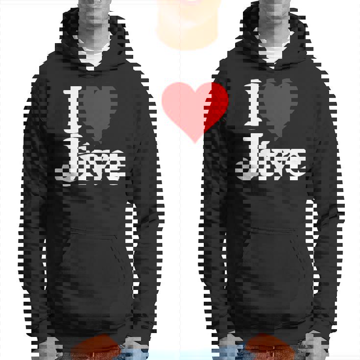 ハートジャイブジャズダンスミュージックが大好き パーカー