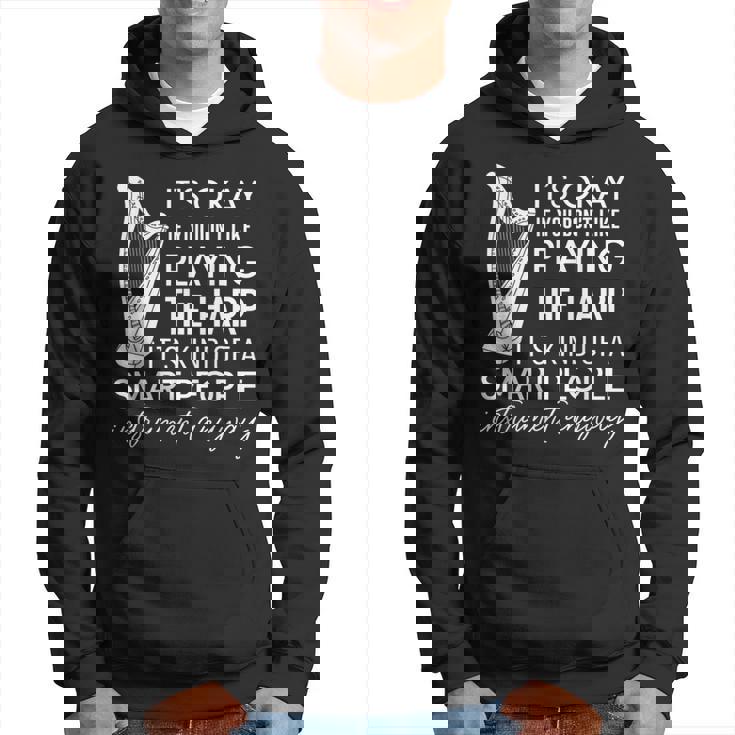 ハープを弾くのが嫌いなら大丈夫 パーカー