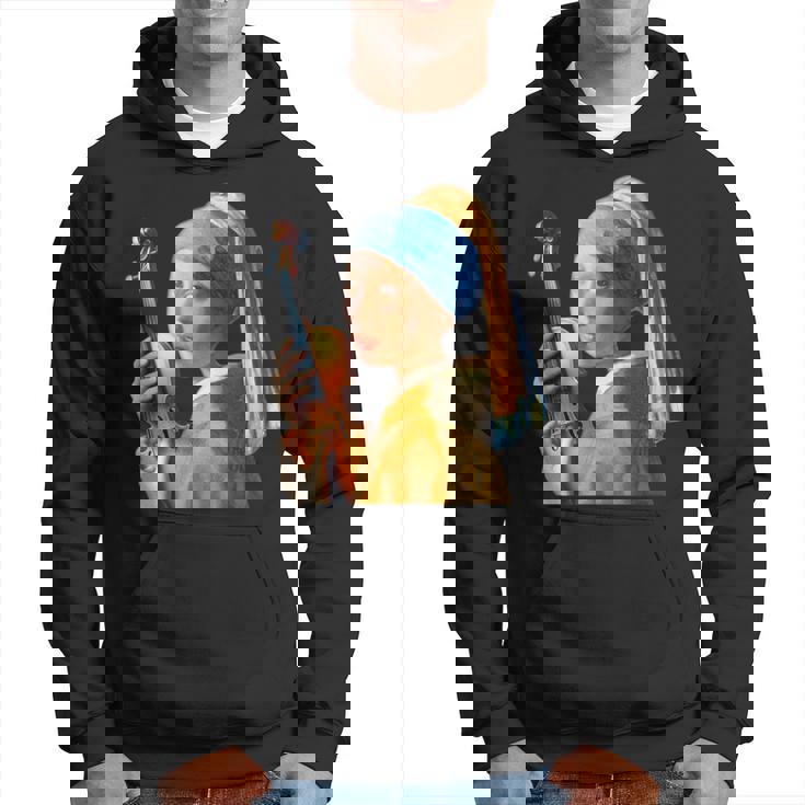 バイオリン 楽器 面白いtシャツ フェルメール かわいい メンズ 子供 おもしろ 服 グッズ ネタ 音楽 パーカー