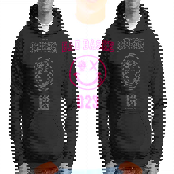 バスケットボール おもしろ バスケ パロディ イラスト ダメージ ロゴ パーカー