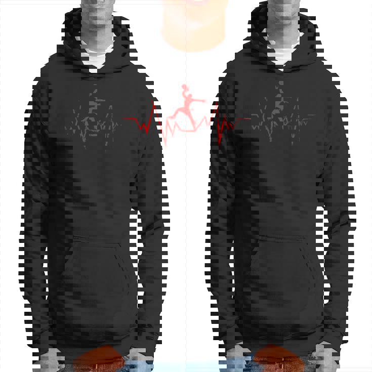 バスケットボール選手のためのバスケットボールハートビートストリートボール パーカー