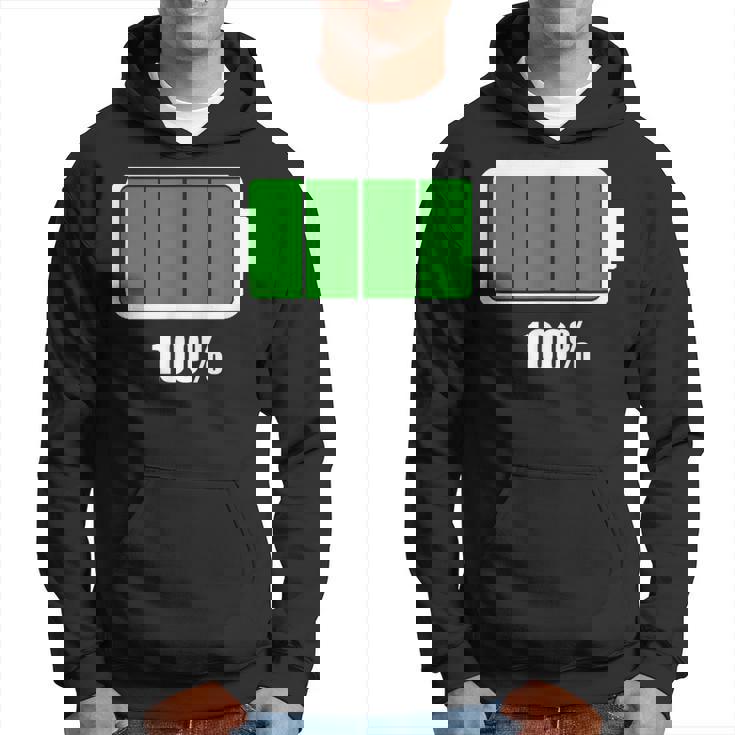 バッテリー 100 シャツ バッテリーフル充電 バッテリー満載 パーカー