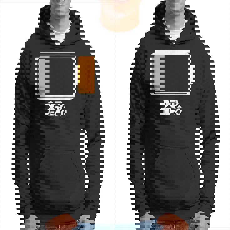 バッテリー25 残り25 バッテリーtシャツバッテリー低 パーカー