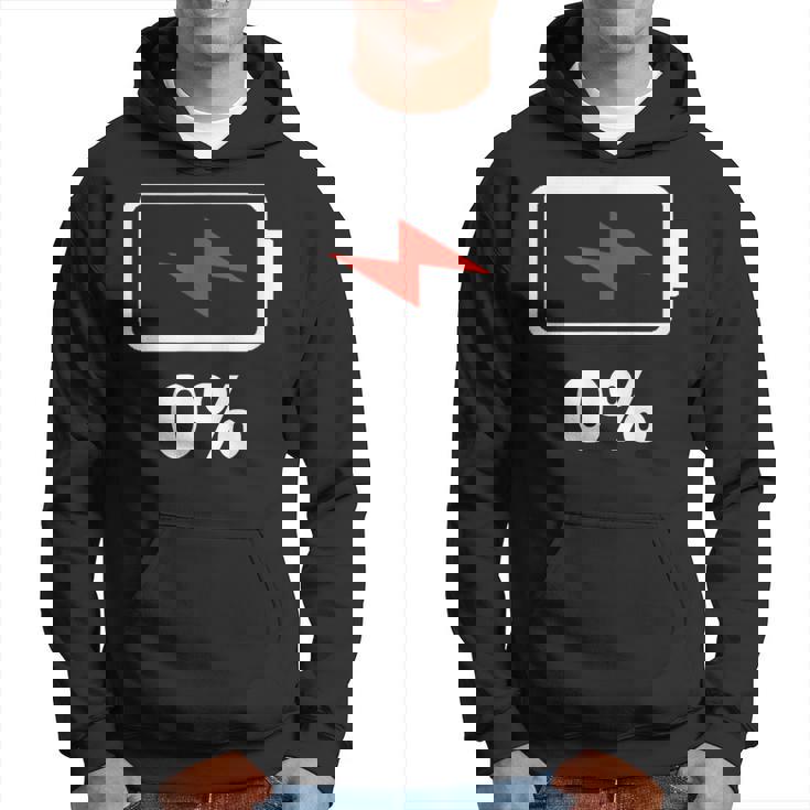 バッテリー充電0 シャツバッテリーデッドシャツバッテリー低 パーカー