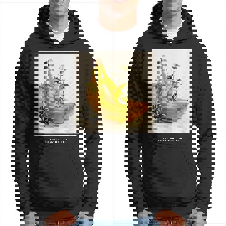 バナナの波はよく滑る パーカー