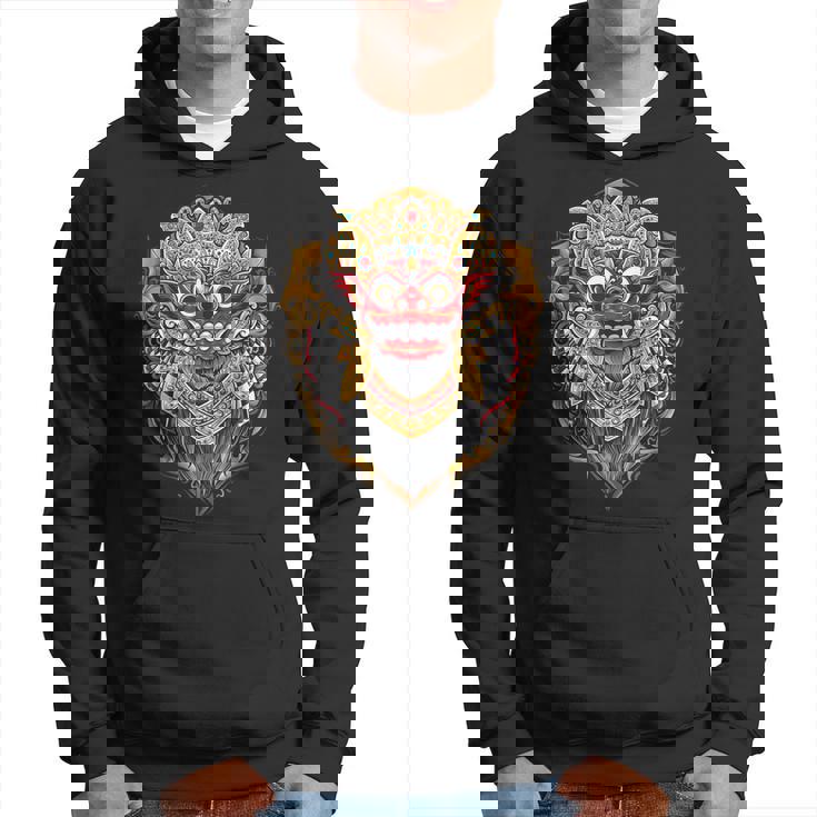 バリ島 バロンマスク バリの神話 邪悪な魔女 神殿 悪魔の女王 ガルダ 神 インドネシア 古い習慣 お土産 ウブド 伝統 パーカー