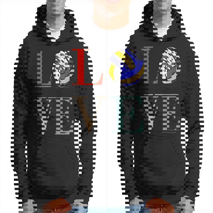 バレーボール 面白い バレー部 おもしろ 文字入り 服 おもしろグッズ 文字 ネタ メンズ Love 部活 パーカー