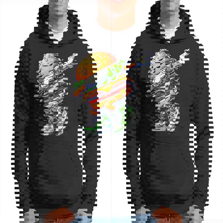 バーガー ダビング チーズ バーガー デイダンス 面白い ハンバーガー パーカー