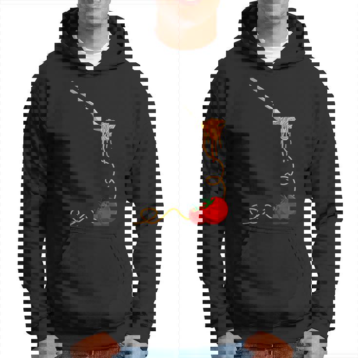 パスタスパゲッティトマトヌードル イタリアンフード パーカー