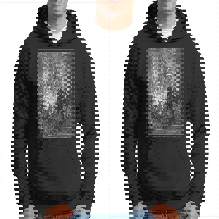 パラダイス・ロスト「ハイ・オン・ア・スローン」ギュスターヴ・ドレ・アート パーカー