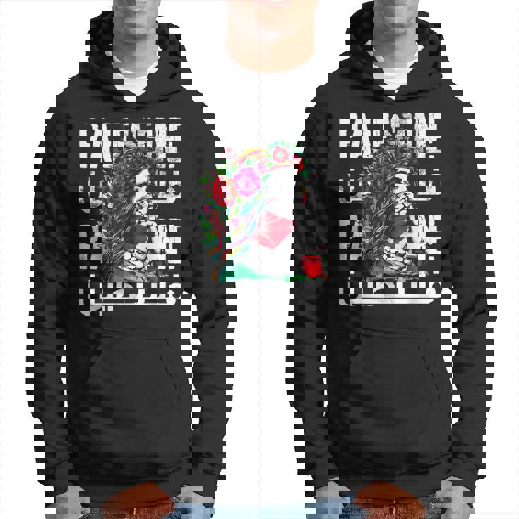 パレスチナのバンダナを持つパレスチナの少女 パレスチナ人 パーカー