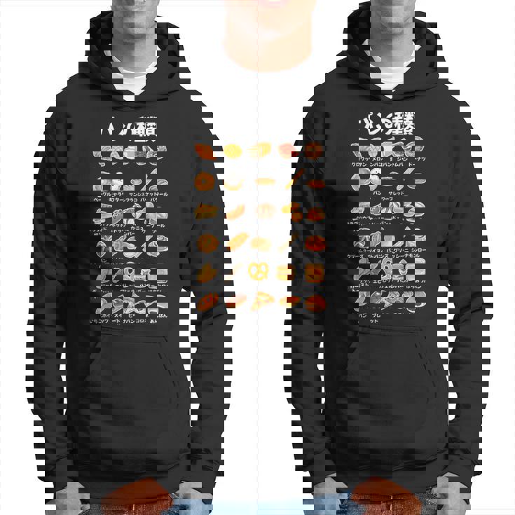 パン 種類 面白いtシャツ おもしろ 食べ物 文字入り メンズ 面白い 服 ネタ グッズ 文字 パーカー