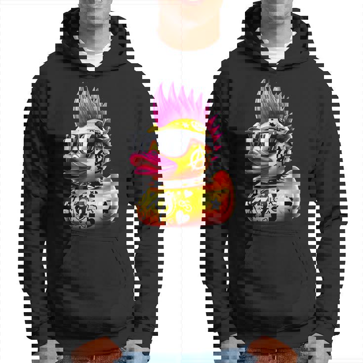 パンク アヒル アヒルの子 パンクロック 面白い 動物好き パーカー