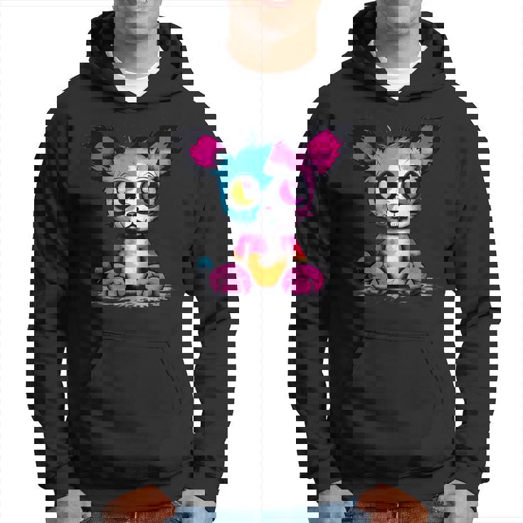 パンク モンスター 都会のぬいぐるみ くま 不気味でかわいい 怖い パーカー