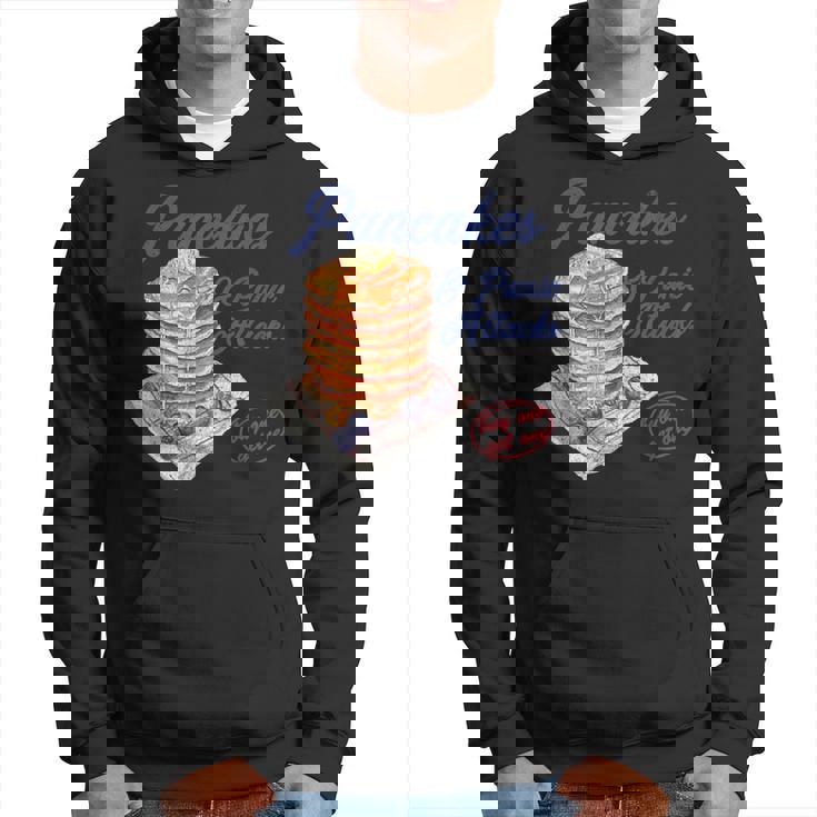 パンケーキとパニック発作 面白い メンタルヘルス 不安 パーカー