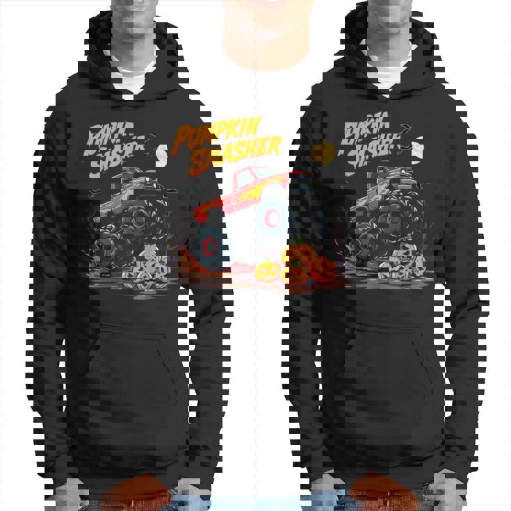 パンプキンスマッシャー モンスタートラック ハロウィン ジャック・オー・ランタン パーカー