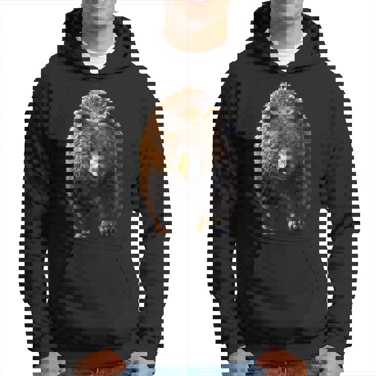 ヒグマ グリズリー ベア ブラザーズ フォレスト ワイルド ヒグマ パーカー