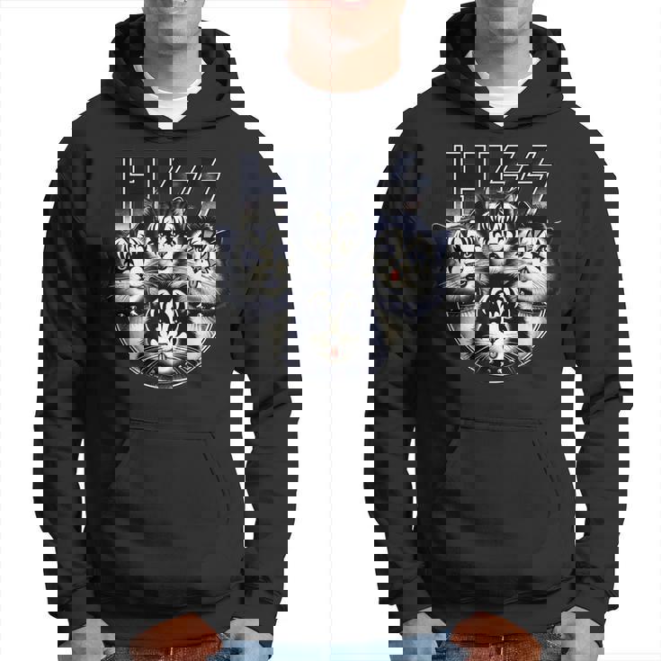 ヒス・ファニー・キャッツ・キトンズ・ロック・ロッキン パーカー