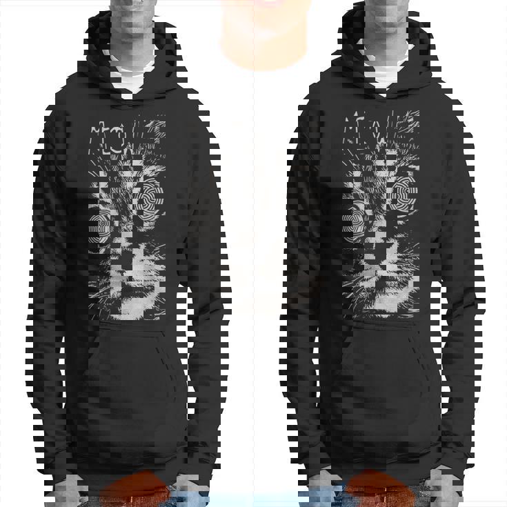 ヒップホップ Y2k Hip Hop Cat ヴィンテージ ヒップスター レトロ エッジの効いたストリートウェア 猫 パーカー