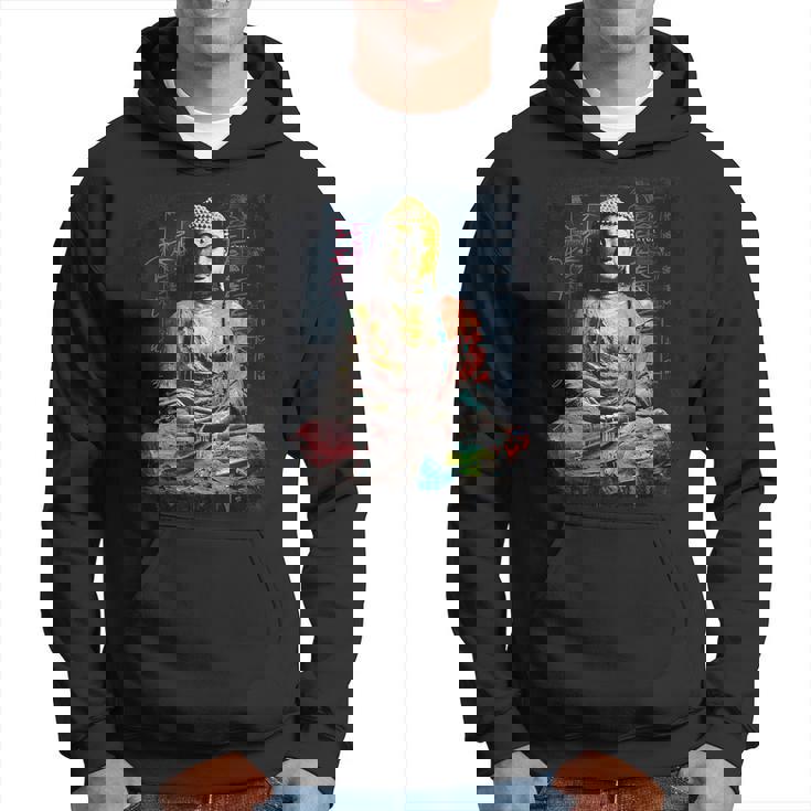 ヒップホップ Y2k Hip Hop ヴィンテージ レトロ ヒップスター エッジー ストリートウェア 仏陀 パーカー