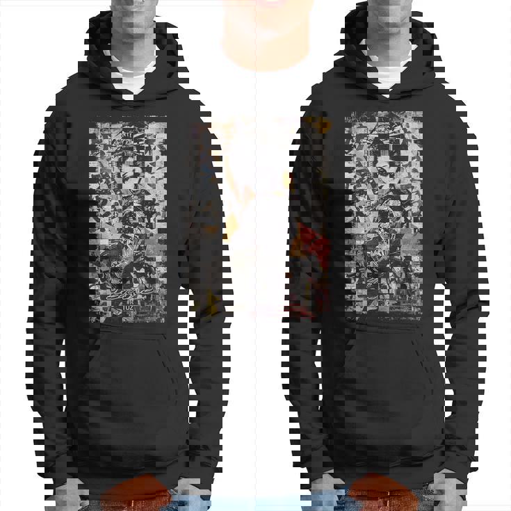 ヒップホップ Y2k ヴィンテージ ヒップスター エッジの効いたアーバン ストリートウェア 芸者 パーカー