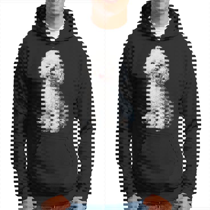 ビションフリーゼ 犬 モチーフ ペット イラスト ビションフリーゼ パーカー