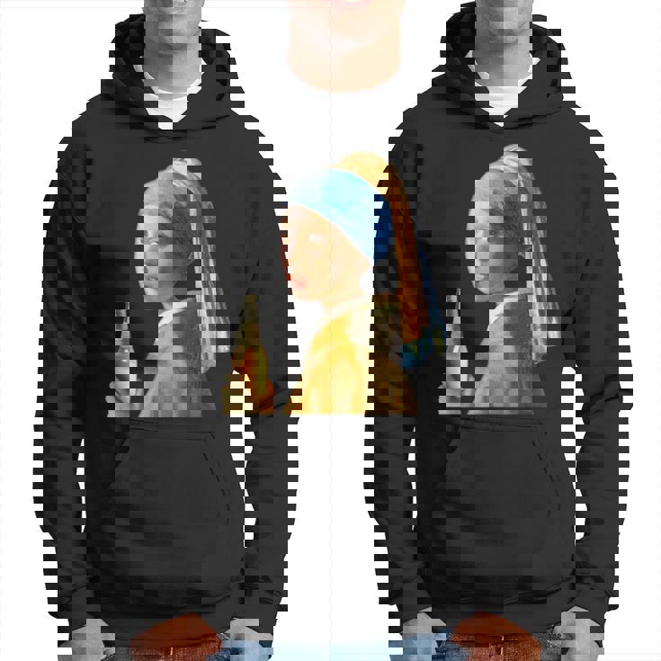 ビール 酒 面白いtシャツ フェルメール 飲み おもしろ 飲み会 のんべえ メンズ ネタ 服 変な パーカー