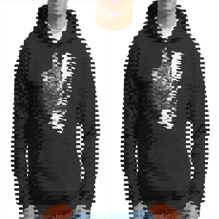 ピアノ 猫 パーカー