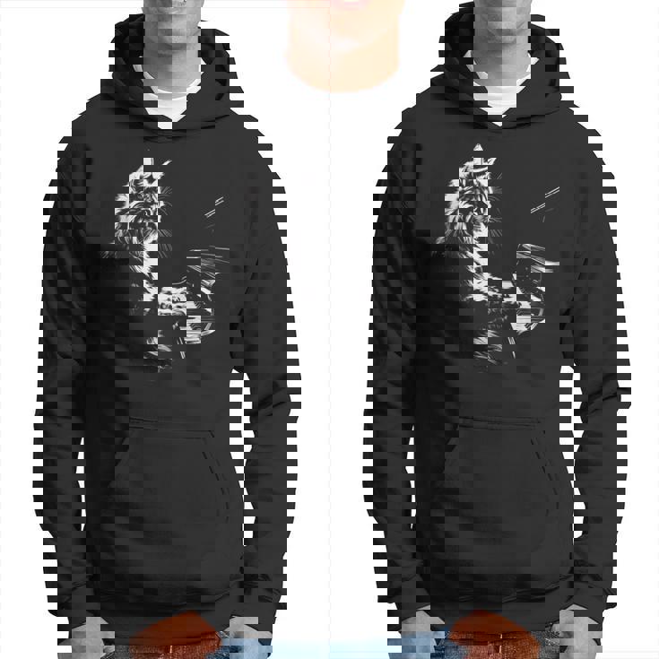 ピアノを弾く猫 ヴィンテージ ジャズ ミュージシャン ピアニスト パーカー