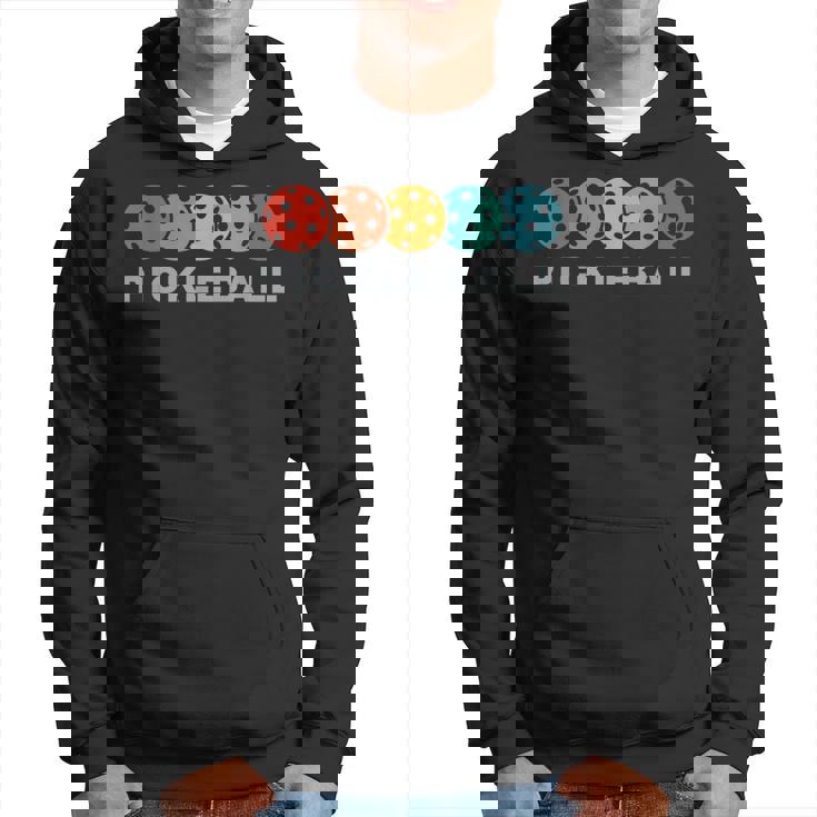 ピックルボール プレーヤー レトロなピックルボール パーカー