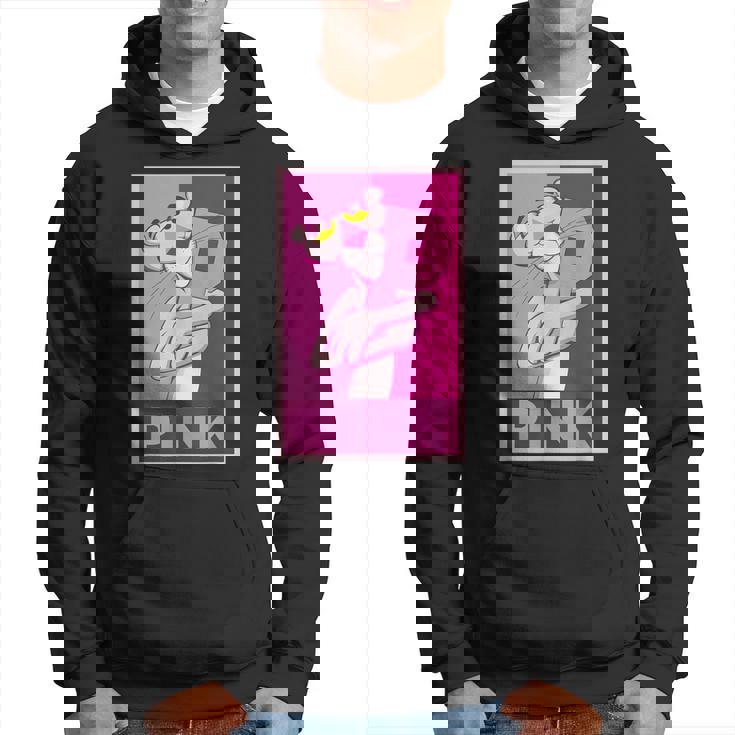 ピンクパンサー 「P」の文字を抱く パーカー