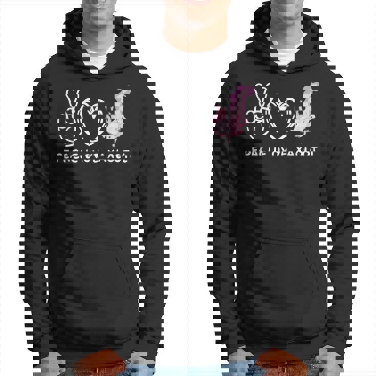 ピースラブウーパールーパールーパーレトロウーパールーパーラバー パーカー